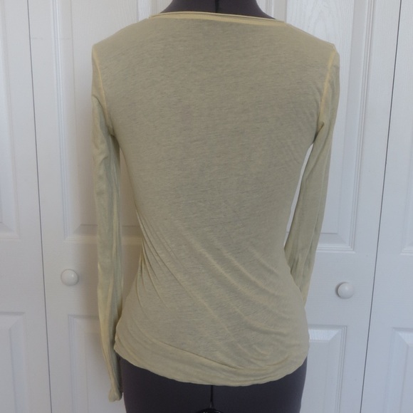 🔴CLEARANCE🔴 Size XS Cream and Brown Reversible Tee - Picture 2 of 2